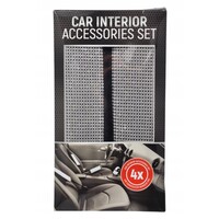 Glitter Accessory set for car 4-piece