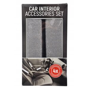 Juego de accesorios para coche con purpurina de 4 piezas