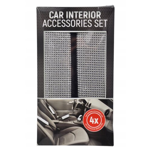 Glitter Accessory set for car 4-piece Glitter Accessory set for car 4-piece
