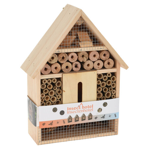 Hôtel à insectes en bois - 30 x 22 x 9 cm Hôtel à insectes en bois - 30 x 22 x 9 cm