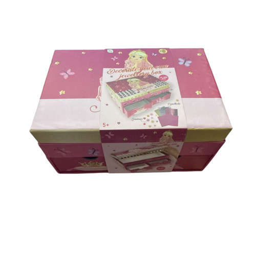 DIY Package Decorate your own jewelry box - Princess DIY Package Decorate your own jewelry box - Princess