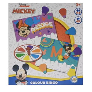 Bingo de colores de Disney Mickey