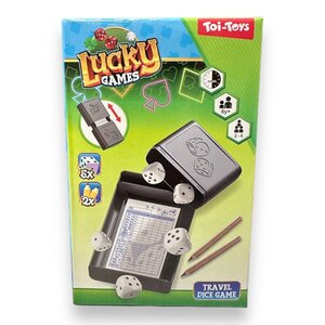 Gra w kostki Toi-Toys w pudełku do przechowywania Gra w kostki Toi-Toys w pudełku do przechowywania