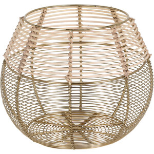 Teelichthalter 14 x 19 cm Gold