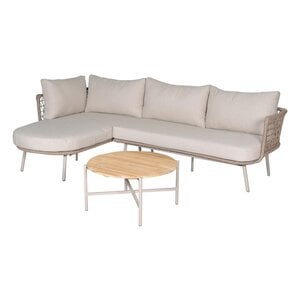 Mondial Living Zestaw wypoczynkowy Mondial Living Jonas Chaige Longue Sahara Dust