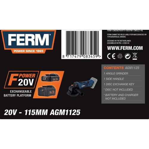 Ferm Ferm Angle Grinder 115mm