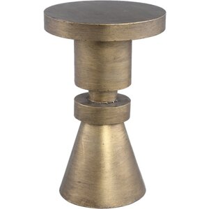 PTMD Stolik kawowy PTMD Lox - Ø30 x 48 cm - Metal - Złoty PTMD Stolik kawowy PTMD Lox - Ø30 x 48 cm - Metal - Złoty