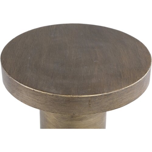 PTMD PTMD Beistelltisch Lox - Ø30 x 48 cm - Metall - Gold