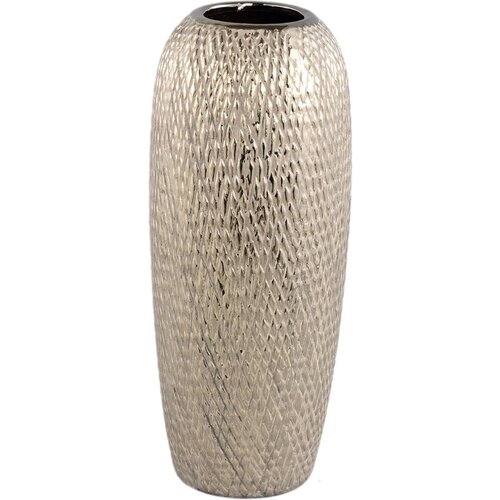 PTMD PTMD Helly Vase – 14 x 14 x 34 cm – Keramik – Gold PTMD PTMD Helly Vase – 14 x 14 x 34 cm – Keramik – Gold