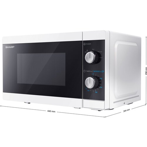 Sharp Sharp YC-MS01E-W Microwave - 800W - 20 liters - white