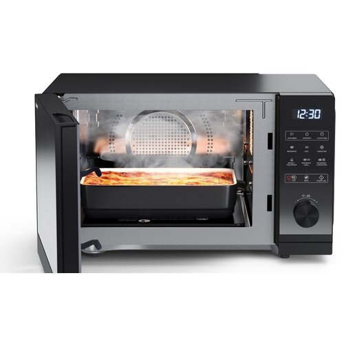 Sharp Sharp YC-GC52BE-B Flatbed combination microwave with grill and convection oven - 900W - 25 liters - Black