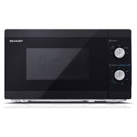 Sharp YC-MS01E-B Solo-Mikrowelle - 800 Watt - 20 Liter - Schwarz