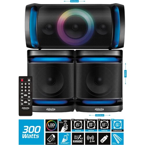 Pickering Pickering PKG1600 Portable modular party speaker - 300W