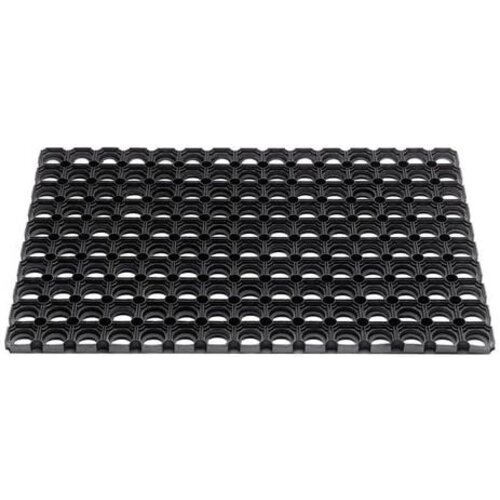 Hamat Deurmat rubber 40 x 60 cm - Zwart