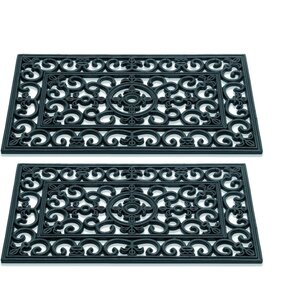 Hamat Set mit 2 Stück Hamat Fußmatte Antik Lilie 45x75cm