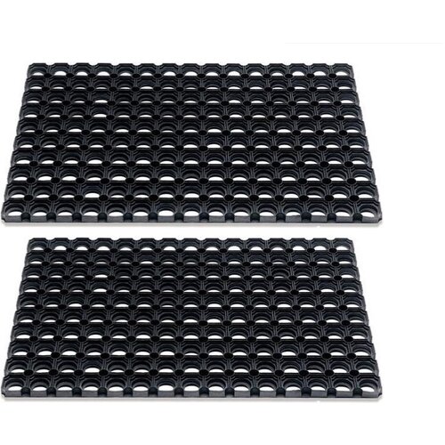 Hamat Set van 2 stuks Hamat Deurmat / Ringmat Domino 40x60cm Hamat Set van 2 stuks Hamat Deurmat / Ringmat Domino 40x60cm