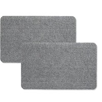 Set van 2 stuks Hamat Deurmat / Ribmat Fortuna 40x60cm Grigio