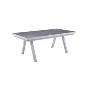 Mondial Living Stół ogrodowy rozkładany Lessina 200-260 x 100 cm - beżowy