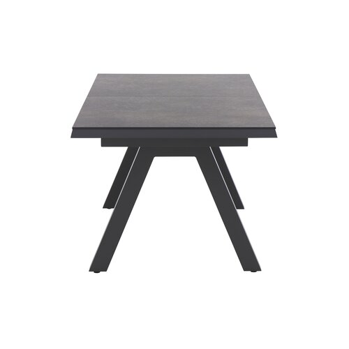 Mondial Living Lessina Extendable Garden Table 200-260 x 100 cm - Anthracite