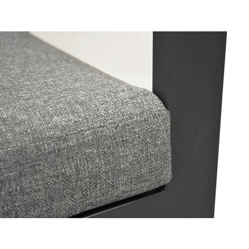 Mondial Living Lounge set / Corner set Grace Anthracite 5-piece -  220 x 282 cm