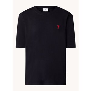 AMI Herz-Logo T-Shirt Schwarz – Größe XL