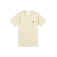 AMI Heart Logo T-Shirt Vanilla - Maat S