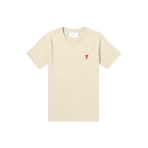 AMI AMI Herz-Logo T-Shirt Vanille – Größe XL AMI AMI Herz-Logo T-Shirt Vanille – Größe XL