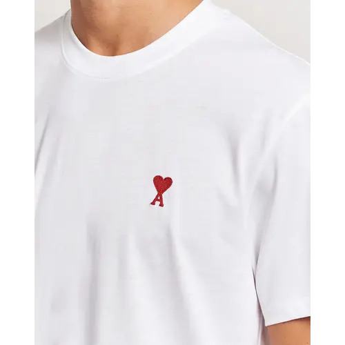 AMI Heart Logo T-Shirt White - Maat XL