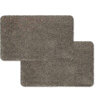 Set van 2 stuks Hamat Deurmat / Droogloopmat Aqua Stop 40x60cm Graniet