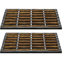Set van 2 stuks Hamat Deurmat / Rubbermat Mudbuster 40x60cm