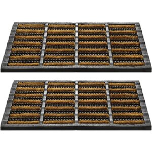 Hamat Set van 2 stuks Hamat Deurmat / Rubbermat Mudbuster 40x60cm Hamat Set van 2 stuks Hamat Deurmat / Rubbermat Mudbuster 40x60cm