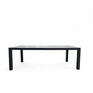 Mondial Living Palazzo garden table 240 x 100 cm - Glass table top