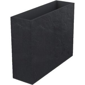 Jardinière EDA - Bac à fleurs - 63 L - 29,5 x 99,5 x 78,5 cm - Anthracite