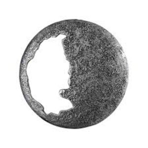 PTMD Pannello da parete PTMD Merve Silver - Ø60 cm