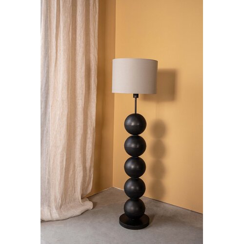 PTMD PTMD Vloerlamp Lonza Zwart - Ø25 x 109 cm PTMD PTMD Vloerlamp Lonza Zwart - Ø25 x 109 cm