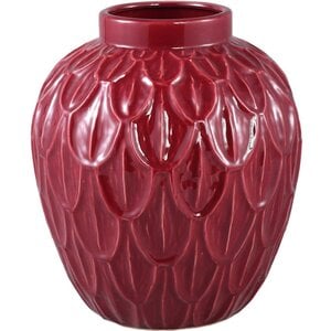 PTMD PTMD Bloempot Kobee van keramiek - Rood - 30 x 30 x 35 cm