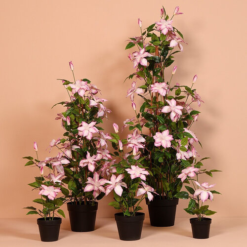 Countryfield Countryfield Künstliche Clematis, Rosa, 20 x 20 x 58 cm