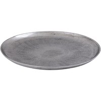 PTMD Tray Afta Aluminum - Silver - Ø60 x 4 cm
