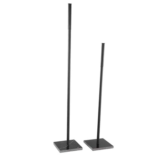 PTMD Bougeoir PTMD Dara - Noir - Lot de 2 PTMD Bougeoir PTMD Dara - Noir - Lot de 2