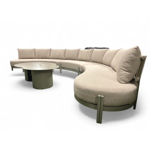 Mondial Living Liberia Rundsitz 5-teilig - Allwetter - 4,20 Meter lang