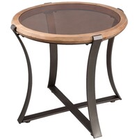 PTMD Cami coffee table in wood - 68 x 68 x 61 cm