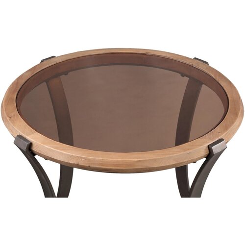 PTMD Table basse PTMD Cami en bois - 68 x 68 x 61 cm PTMD Table basse PTMD Cami en bois - 68 x 68 x 61 cm