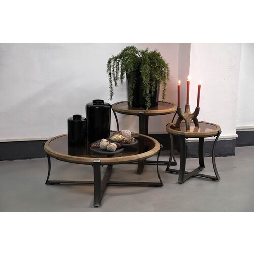PTMD Table basse PTMD Cami en bois - 68 x 68 x 61 cm PTMD Table basse PTMD Cami en bois - 68 x 68 x 61 cm