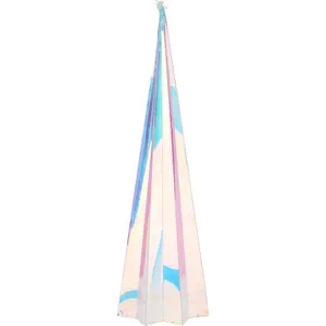 Regenbogen-Weihnachtskegel 50 LED - 60 cm
