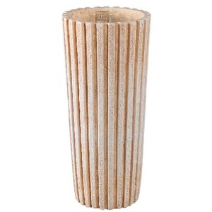PTMD PTMD Blumentopf Marijus - Creme - Ø20 x 45 cm