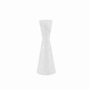 PTMD PTMD Vaas Corena van glas - Wit - Ø19 x 50 cm