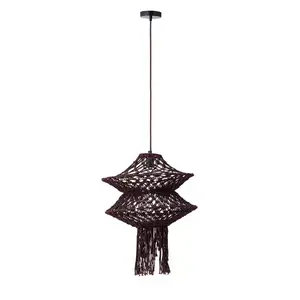 PTMD PTMD Milley Pendant Lamp - Brown - Ø45 x 57 cm