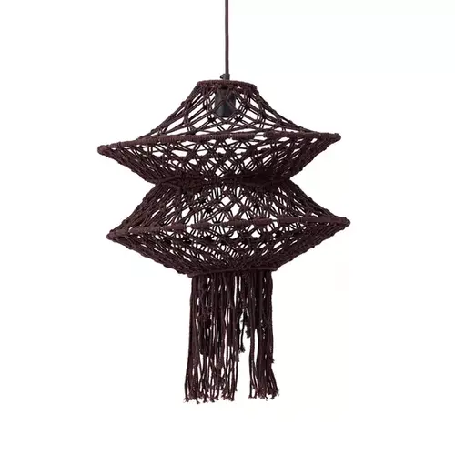PTMD PTMD Milley Pendant Lamp - Brown - Ø45 x 57 cm