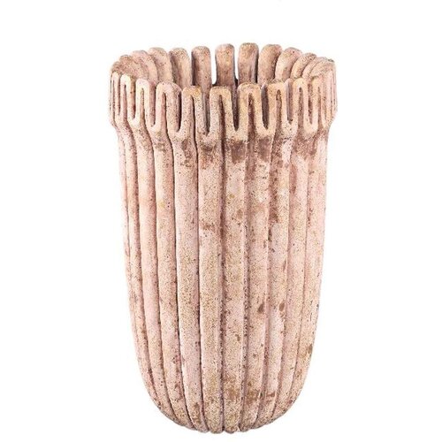 PTMD PTMD Bloempot Raffay van steen - Ø24 x 40 cm PTMD PTMD Bloempot Raffay van steen - Ø24 x 40 cm