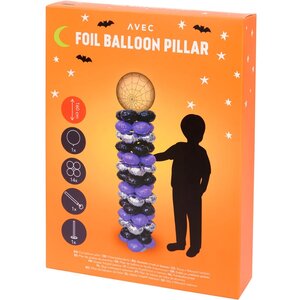 Halloween Folieballonnen Pilaar 160 cm